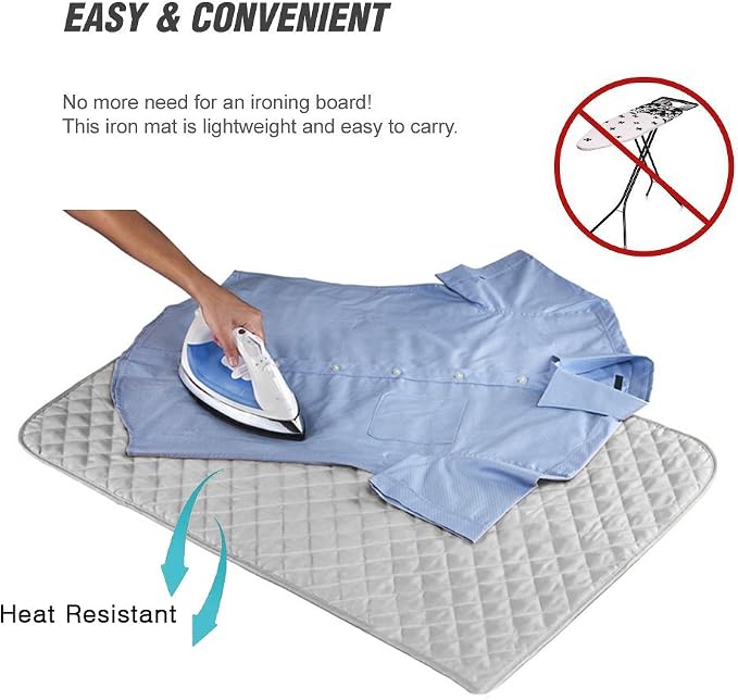 Ruibo Magnetic Ironing Mat Blanket, Iron Board Alternative Cover/Quilted Washer - Image 3