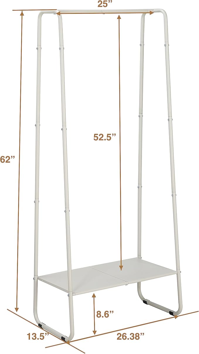 SunnyPoint Freestanding Clothes Garment Rack, Organizer Closet - Image 3