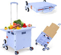 Foldable Utility Cart Folding Portable Rolling Crate by ZIYOULANG