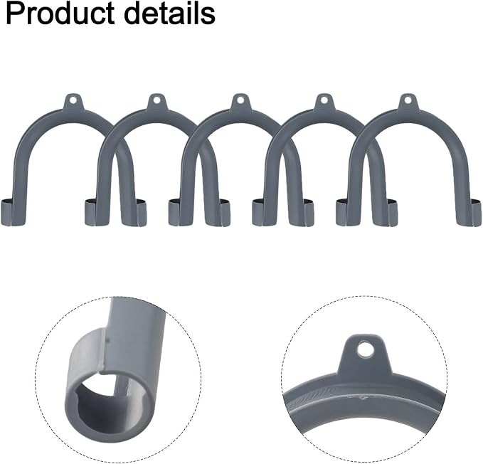 5-Pack U-Shape Drain Hose Hooks - Image 8