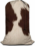 Swono Cowhide Fur Laundry Bag by Swono