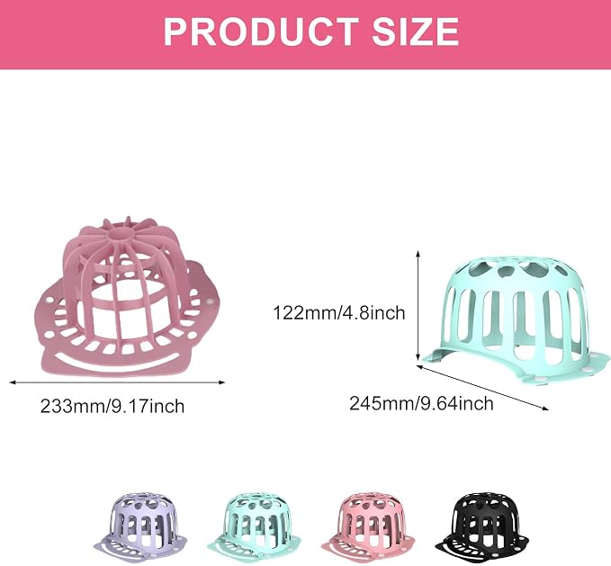 Reusable Hat Washer Cage Baseball Caps Silicone Caps Holder Caps Cleaner - Image 9
