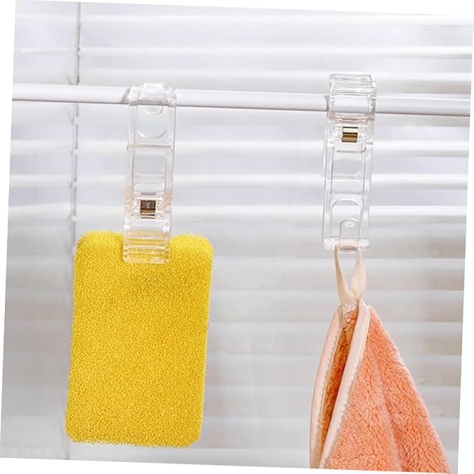 Unomor 4pcs Laundry Hook Clips Drying Rack Clips - Image 7