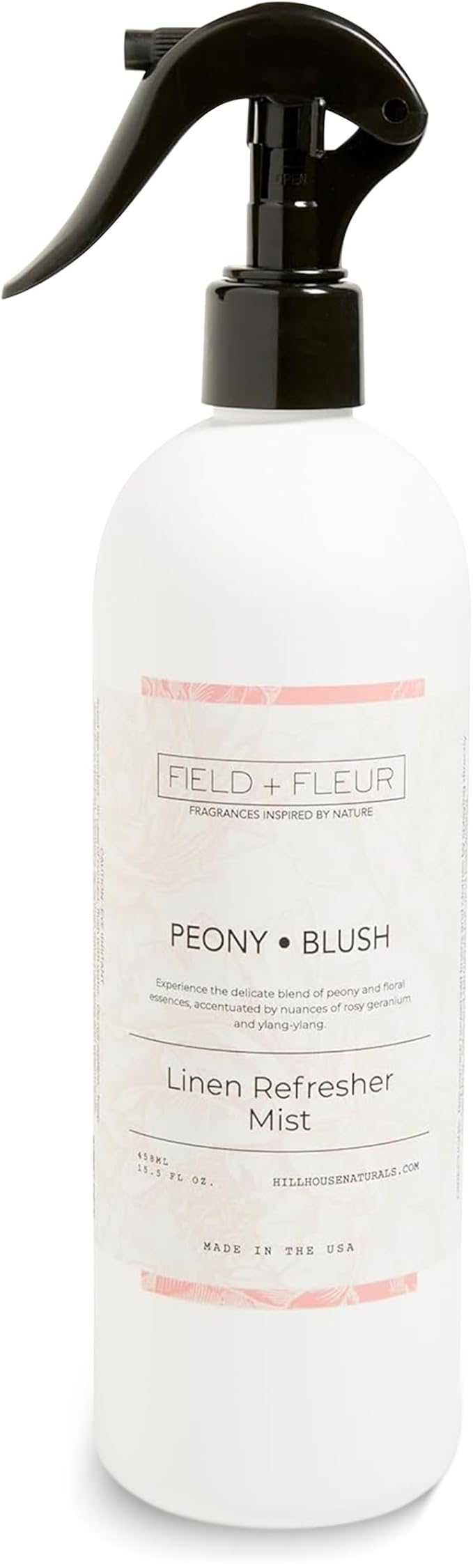 FIELD FLEUR Peony Blush Linen & Room Spray 15.5 oz by FieldFleur