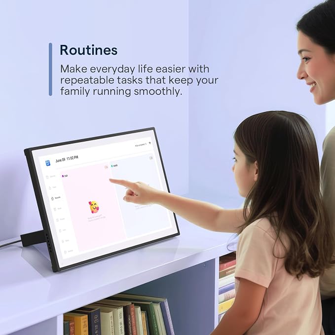 Digital Calendar, Smart WiFi Electronic Calendar&Chore Chart, IPS Touch Screen - Image 6