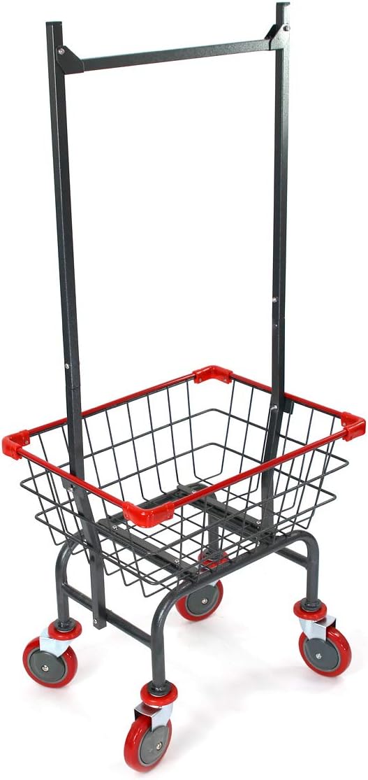 Laundry Cart Grey Powder Coated - Image 2