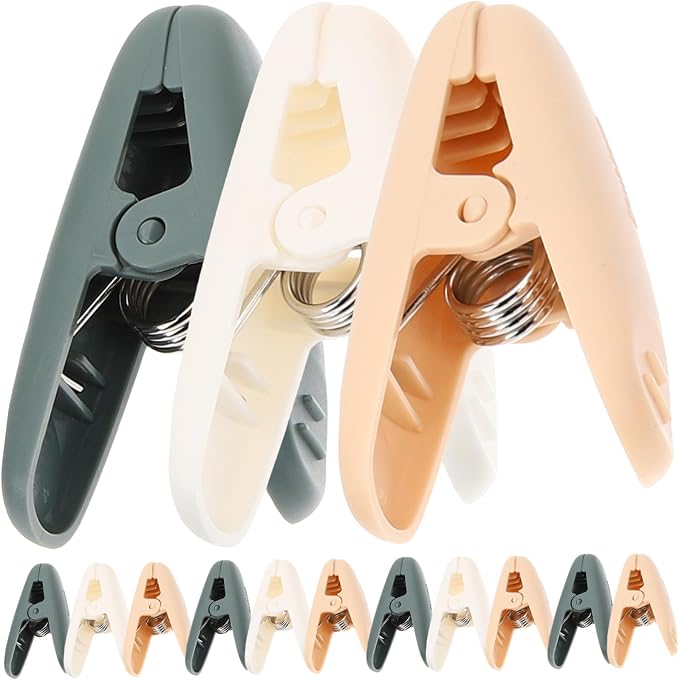 15pcs Plastic Clothes for Laundry Clips for Use Versatile Organizer for Clothes by Holibanna