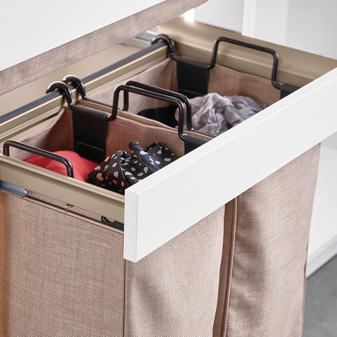 TAG Hardware Premium Fully Lined Hamper Laundry Storage Organizer Removable - Image 3