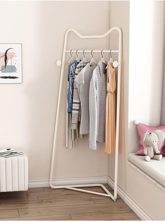 Coat rack Stand Corner Coat Rack Floor-standing Bedroom Corner Clothes Rack - Image 9