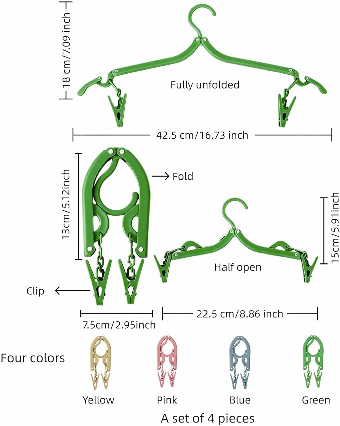 Foldable Hangers 4 Pack - Image 6