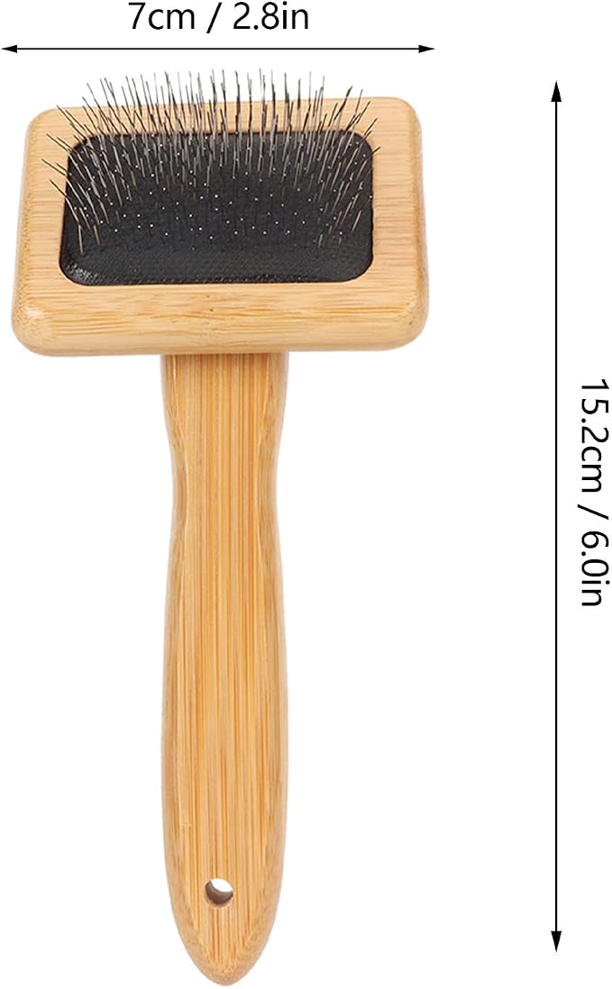 Macrame Comb, Wooden Handle Macrame Fringe Comb - Image 2