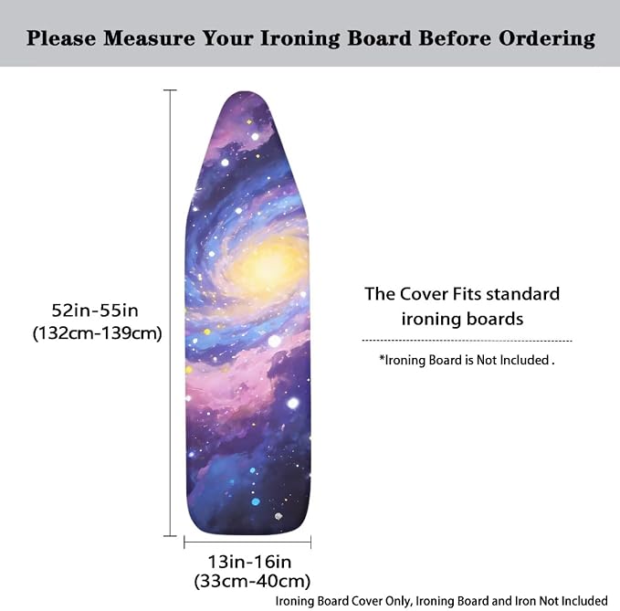 Ironing Board Cover Table Top Home Decoration, Nebula Iron Board Covers Stain - Image 5