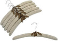 Only Hangers 17" Linen Padded Hangers w/Chrome Hook by Only+Hangers