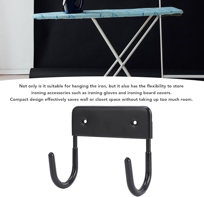 Ironing Board Hanger, Iron Wall Mount Holder - Image 5