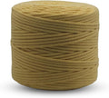 Light Yellow Knitted Macrame Cord 4mm x 54Yards, Macrame Rope, Cotton Like Cord by Crocheta