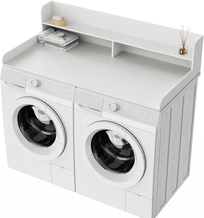 Fabuday 2-Tier Wood Washer Dryer Countertop by Fabuday