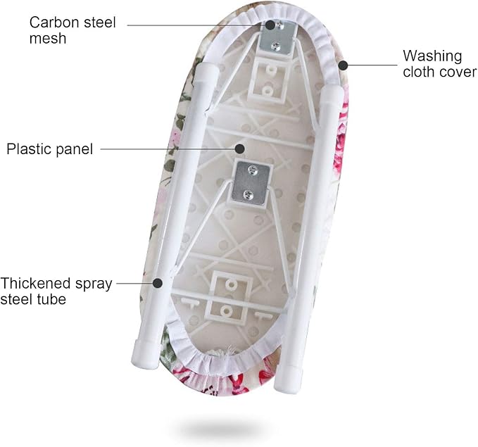 Small Sleeve Ironing Board, 10.2 Inch Portable Space Saving Small Ironing Board - Image 4