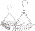 Uonlytech Multi-Purpose 36-Clips Stainless Steel Hanging Drying Rack Windproof by UONLYtech