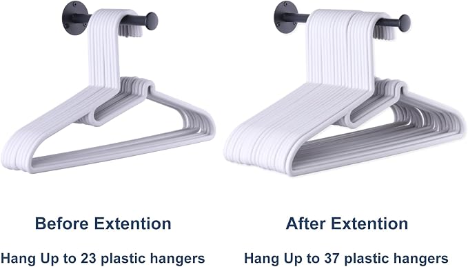4 Pack Retractable Hanger Holder - Image 2