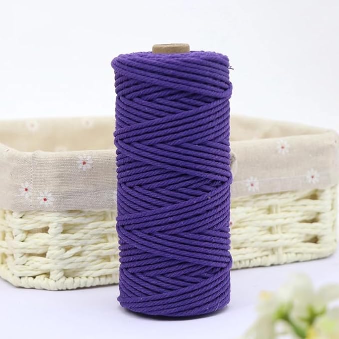 2/3/4mm Twine Cotton Colored Bakers Twine 109Yard Macrame Cord by Unknown