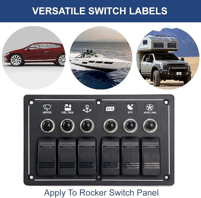 600 Pcs Car Switch Panel Stickers - Image 7