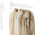 Wall Mount Clothes Drying Racks White Clothes Drying Organizer Rack Garment by iMonse