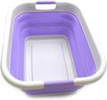 SAMMART 41L Collapsible Plastic Laundry Basket by SAMMART
