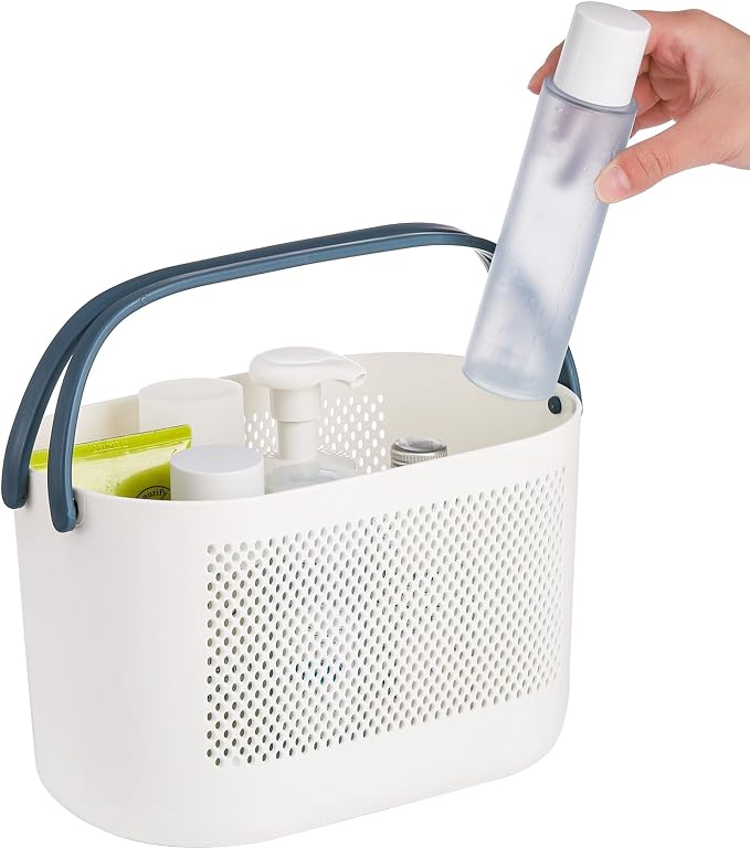 AVLA 4 Pack Portable Shower Caddy Basket, Plastic Storage Baskets - Image 4