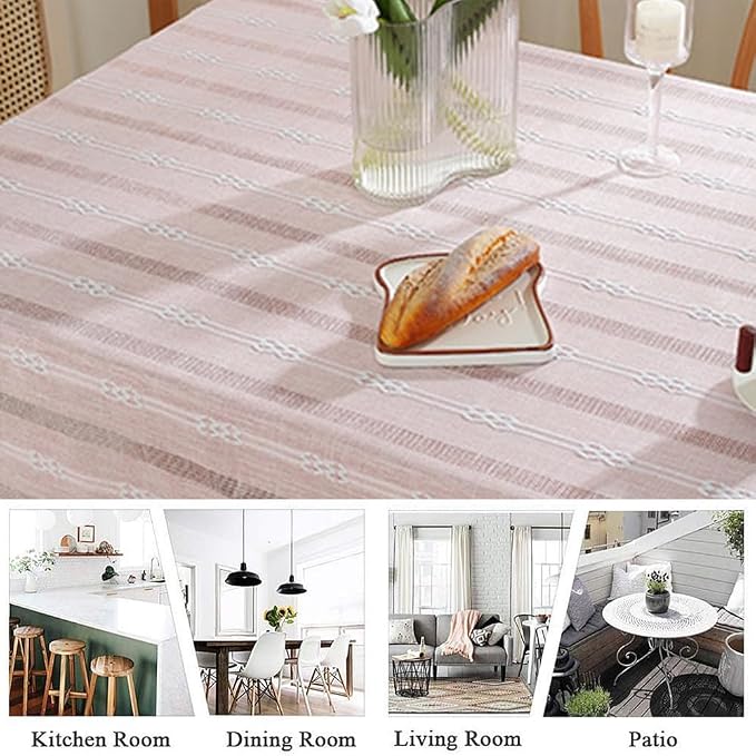 Pahajim Striped Tablecloth Rectangle - Image 3