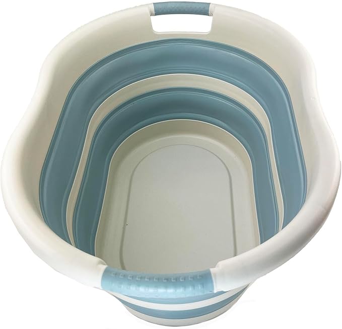 SAMMART 36L Collapsible Plastic Laundry Basket by SAMMART