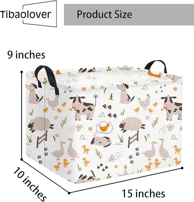 Rectangular Baby Kids Storage Basket Boys - Image 6
