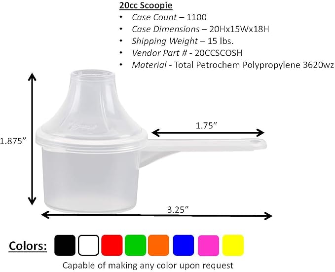 Plastic Measuring Scoop with Funnel, The Scoopie Measuring Spoons - Image 3