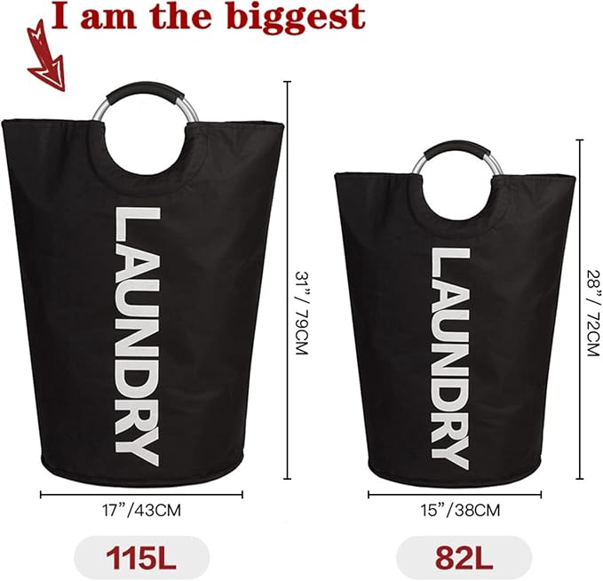 115L Waterproof Laundry Basket - Image 7
