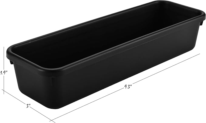 Masirs Interlocking Drawer Organizer Bins, Durable Plastic, Various Sizes - Image 5