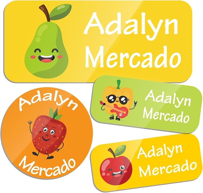 Custom Personalized Name Labels by TSNBYYC
