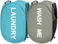 Mesh Popup Laundry Hampers, Collapsible Laundry Baskets, 2 Pack Dirty Clothes by Buenod