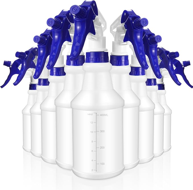 10 Pack Spray Bottles 16 Oz Empty Water Spray Bottles by Gandeer