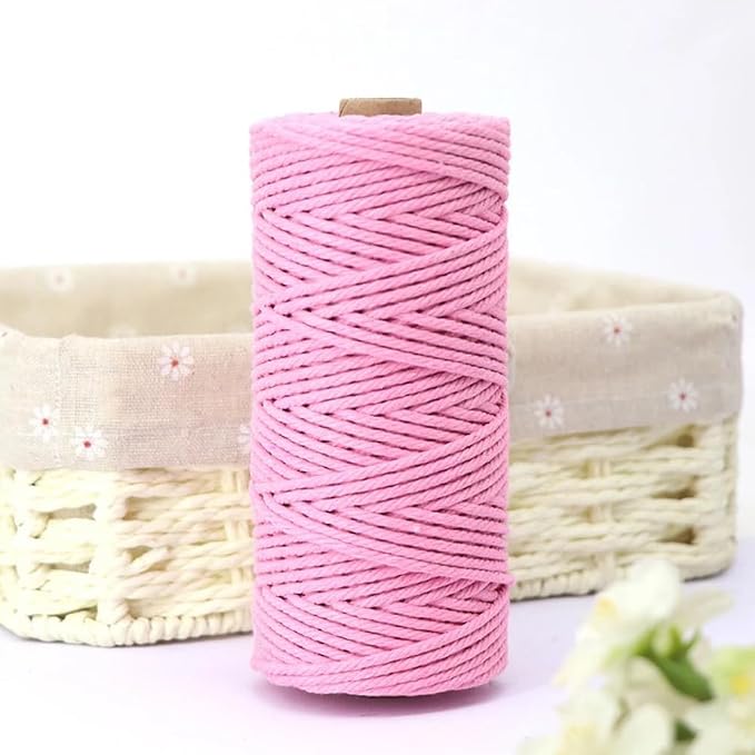 2/3/4mm Twine Cotton Colored Bakers Twine 109Yard Macrame Cord by Unknown