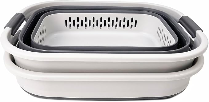 SAMMART 40L Collapsible Plastic Laundry Basket - Image 2