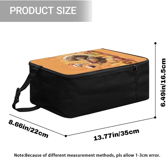 Thanksgiving Turkey Portable Travel Steam Iron Bag Easy to Clean Carrying Case - Image 7