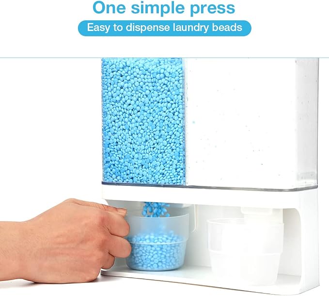 Laundry Detergent Dispenser, Wall Mounted Laundry Scent Boosters Beads Dispenser - Image 2