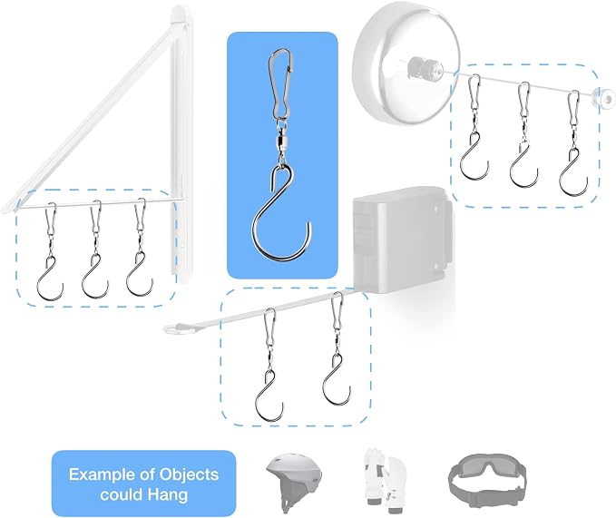 HS's Creation 6 Pack S Hook Clip Swivel - Image 2