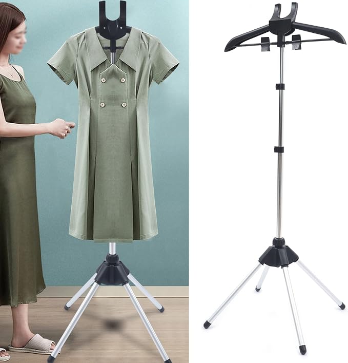 Steamer Stand, Garment Hanger for Steaming Clothes Drying Rack Fabric Steamer - Image 3