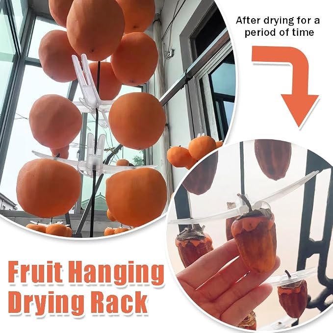 Fruit Hanging Drying Rack, Portable Persimmon Dryer - Image 2