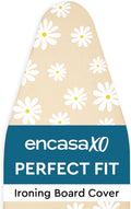 Encasa XO Ironing Board Cover and Pad 54"x18" by EncasaXO