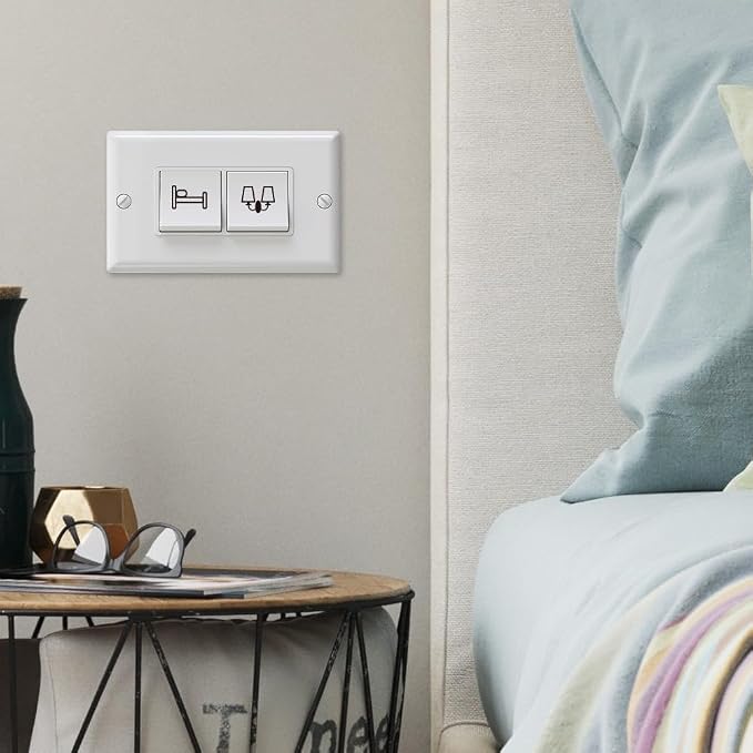 600 Pcs Light Switch Sticker Labels, 28 Designs Transparent Switch ID Stickers - Image 5