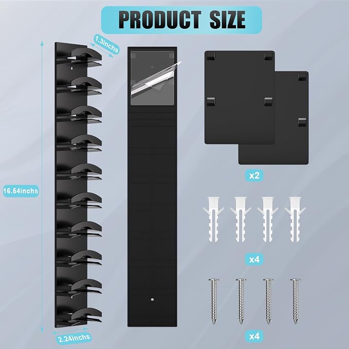 Hat Organizer for Baseball Caps 2Pack, Hat Rack for Wall - Image 7