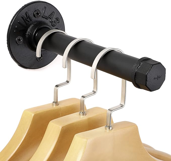 Sumnacon 2 Pcs 7.7 Inch Industrial Pipe Clothes Bar - Image 8