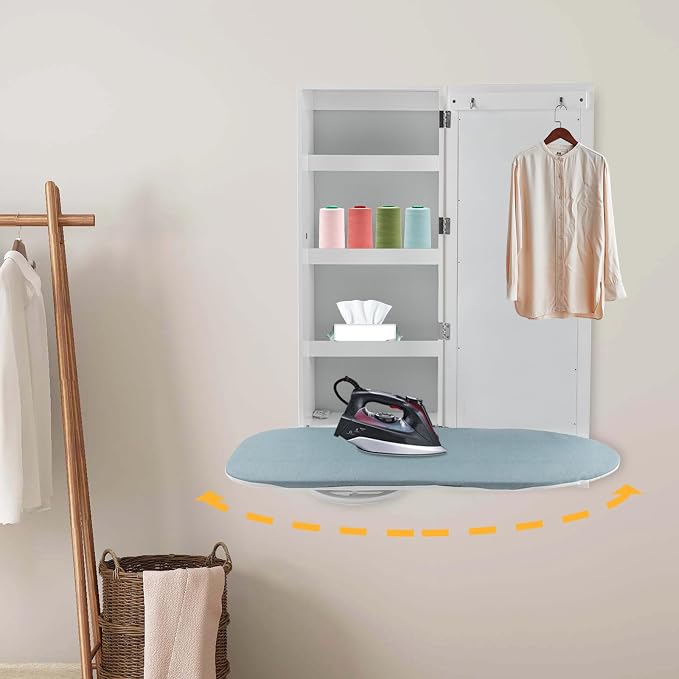 Wall Mount Ironing Board Cabinet by Unknown