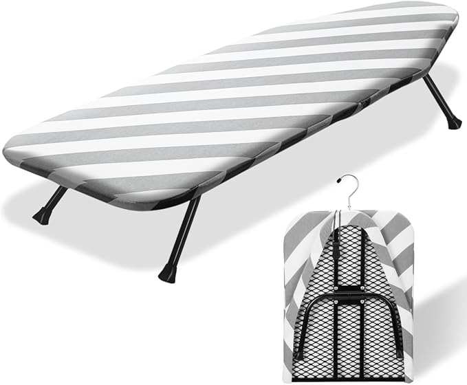 SheeChung Small Ironing Board 12"x32" Foldable Ironing Board by SheeChung